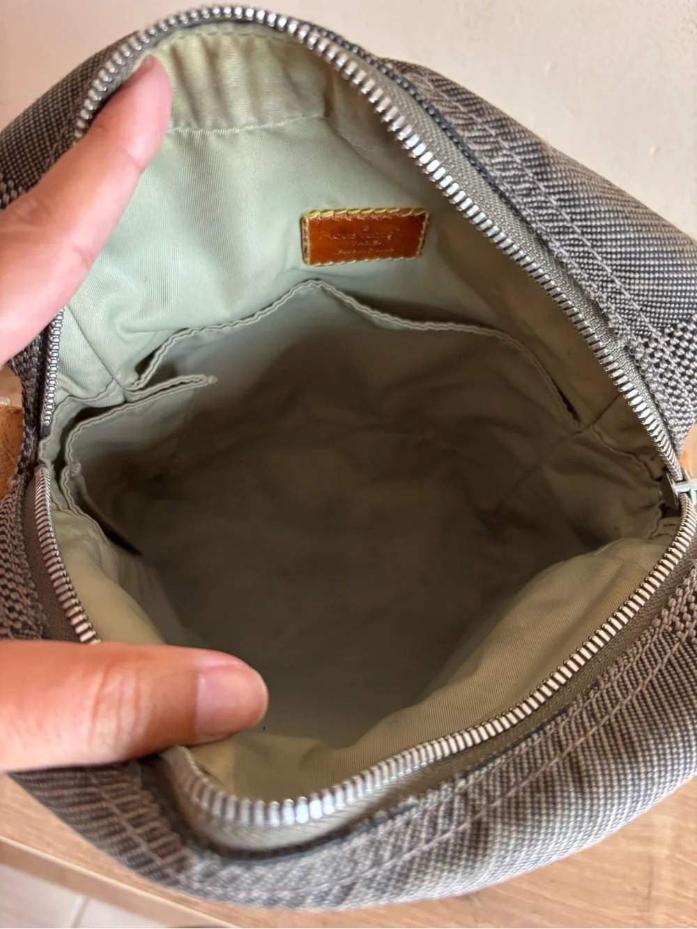 Louis Vuitton Brown and Black Messenger Bag